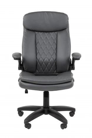 Офисное кресло Chairman 533 Россия экокожа серый