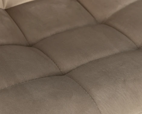 Стул барный DOBRIN NICOLE (черные матовые ножки, мокко велюр (108-104))