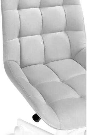 Компьютерное кресло для оператора Woodville Честер (Металл/Велюр, Белый/Серый) 533177