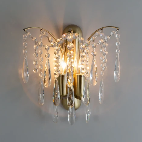 Каскадное бра Citilux Селена CL302323 (220V, хрусталь, подвески)