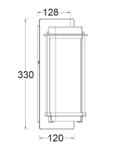 Настенный светильник уличный Oasis Light W1859-3K Gb