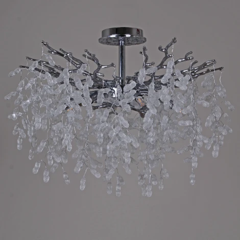 Потолочная люстра на штанге хрустальная Reluce 33029-0.4-600 CH