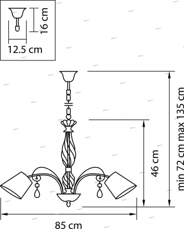 Подвесная люстра Lightstar Esedra 682186