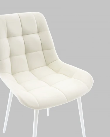 Стул Stool Group Флекс N светло-бежевый белые ножки арт.УТ000041306