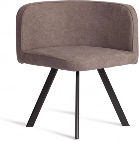 Комплект (стол, 4 стула) QUADRON (mod. PT14) Tetchair (МДФ,Металл,Шенилл/Черный) арт. 21302