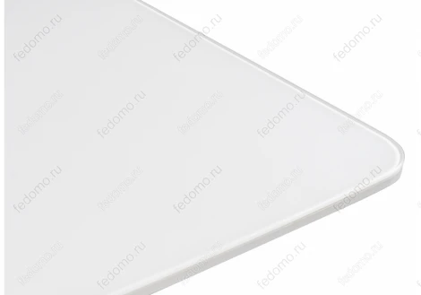 Стол на тумбе Woodville Оливер лиственница горная / белый 462107