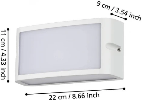 Настенный светильник светодиодный уличный Eglo CAMARDA 900807 (220V, IP54)