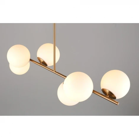 Потолочная люстра на штанге Omnilux Avetrana OML-66627-06 (220V, шарики)