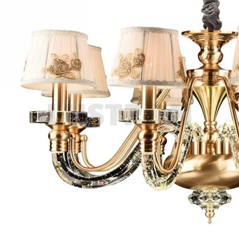 Подвесная люстра IDLamp Domenica 402/8-LEDOldbronze