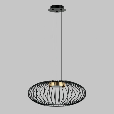 Подвесной светильник Imex MD.23103-1-P-BK+BR (220V, на тросе, круглые)