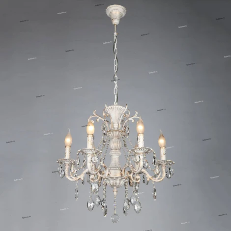 Подвесная люстра Omnilux Martina OML-79003-06 (220V, на цепи, подсвечник, свеча)