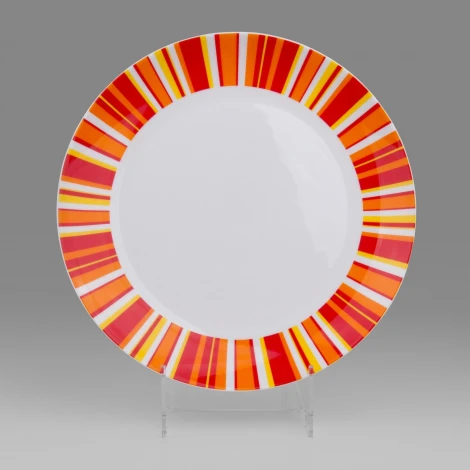 Тарелка плоская Фортуна оранж 25 см арт. 654 654 Royal Aurel