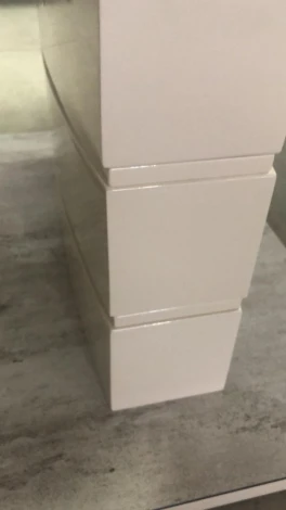 Стеклянный стол M-City ALTA 120 BEIGE/ CAPPUCINO глазурованное стекло