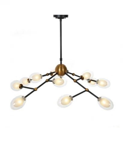 Потолочная люстра Lumina Deco Crocus LDP 7002-12 BK+MD