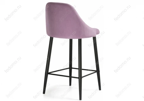 Барный стул Woodville Джама лавандовый / черный матовый 448664