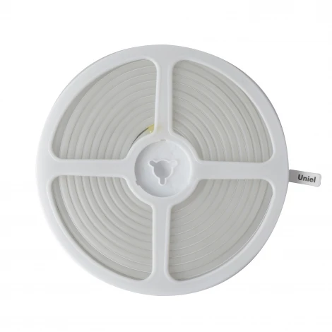 Светодиодная гибкая герметичная лента катушка 5м 4000К Uniel Neon ULS-N01-2835-120LED/m-6mm-IP67-DC12V-9W/m-5M-4000K блистер