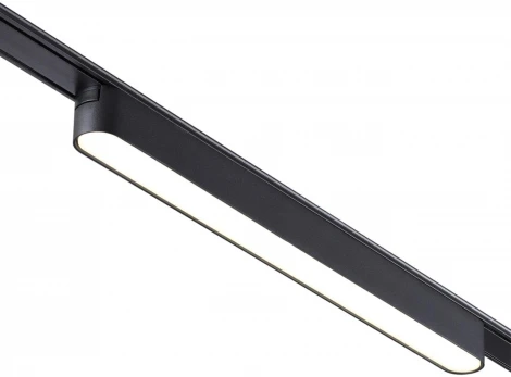 Трековый светильник Novotech Smal 359240 SHINO черный для низковольтного шинопровода IP20 LED 18W 48V 1080Лм 3000К