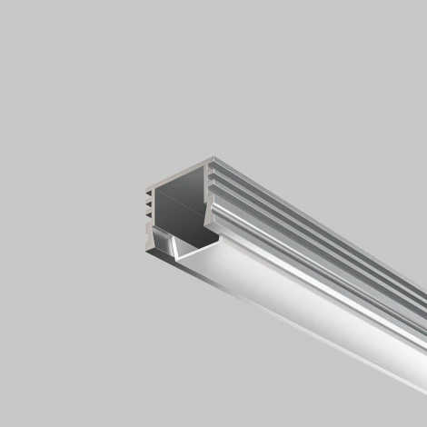 Алюминиевый профиль накладной 16x12 серебро 2 м Maytoni Led Strip 631012