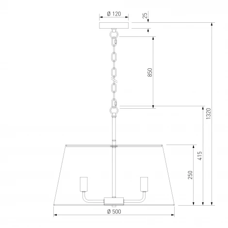 Подвесной светильник латунь/перламутр Smart Eurosvet Pearl 101013/5 (Умный дом, WiFi, Алиса, голосовое управление)