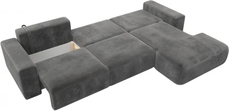 Диван угловой Лига-036 НПБ Классик Лонг правый угол Лига Диванов (Велюр) арт.127797