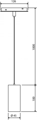 Трековый светильник подвесной магнитный Elektrostandard Slim Magnetic 85519/01 12W 4200K Amend (LED, 48V, круглые)