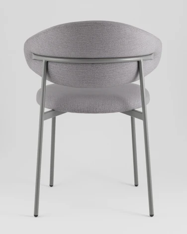 Стул Evan велюр серый каркас серый Stool Group УТ000042346