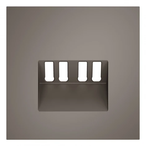 Накладка для розетки акустической 4-местной (капучино) Voltum S70 VLS001514