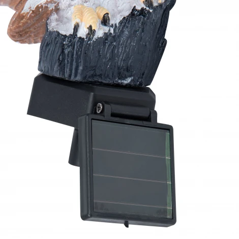 Садовый светильник на солнечной батарее «Филин». 1 светодиод, 1*АA Ni-Mh аккумулятор в/к. IP44 Uniel USL-S-829/PM290 BROWN OWL