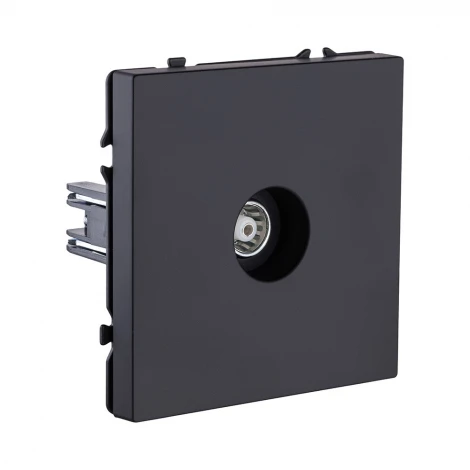 Розетка спутниковая SAT черный матовый Kollinger Eclipse EC-021BK