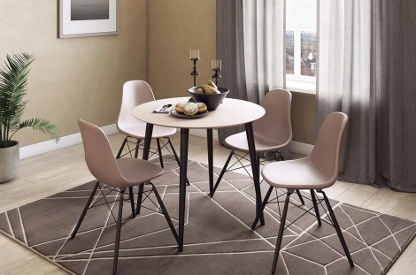 Стол обеденный Сканди 2 Mebelson (Венге) арт.KM-0214.1906