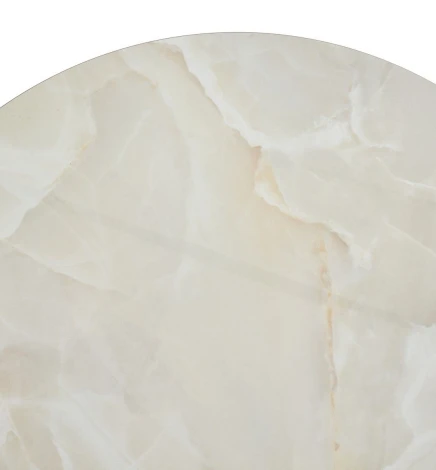 Стол ОРФЕЙ 240 нераскладной цвет ОНИКС (ONYX SABLE PULIDO), керамика / Черный каркас M-City 64718