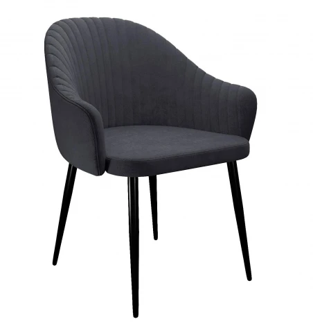 Стул DikLine 440 TW11 серый, ножки черные арт.00-00079929