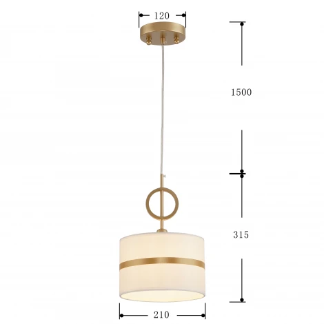 Подвесной светильник Favourite Mateo 2634-1P (220V, на проводе)