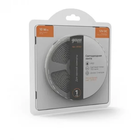 Светодиодная лента Gauss Basic BT051