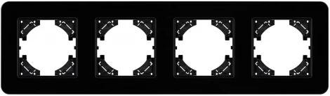 Рамка стеклянная FRM-OMALI-GS-4-BK (Arlight) 049701