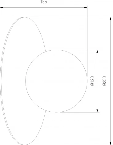 Настенный светильник TK Lighting Pixi 10227 в форме шара