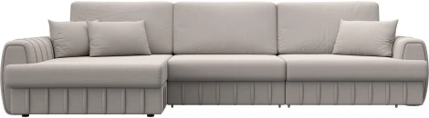 Диван угловой Лига-057 НПБ Лонг угол левый Лига Диванов (Замша) арт.129315L