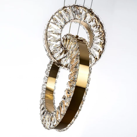 Подвесной светильник светодиодный хрустальный с регулировкой цветовой температуры Modelux MODELUX ML.9041.400 BS