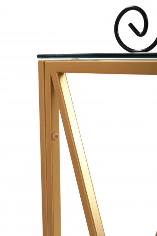 Консольный стол AllConsoles 1031-CG clear золотой