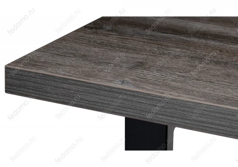 Стол Woodville Эльпатия 110 дуб рошелье / черный матовый 420991