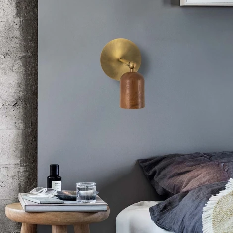 Бра Pori Dark Wood ImperiumLoft Pori01 (219831-26) (LED, 220V, выключатель)