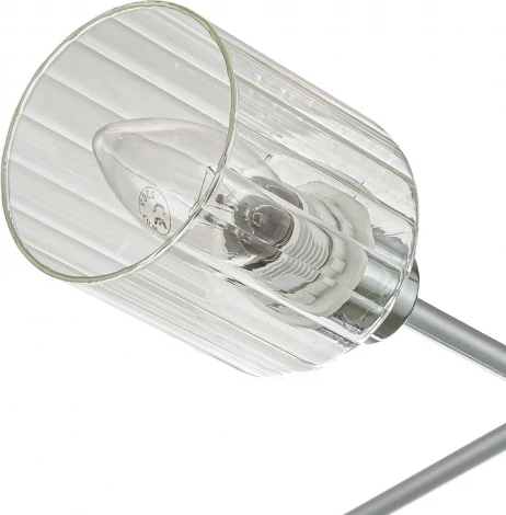 Потолочная люстра ярусная на штанге Escada Reflex 1140/6P E14*40W Silver/Chrome (220V)