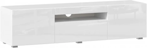 Тумба ТВ Бруклин, 1500 белый глянец, Любимый дом