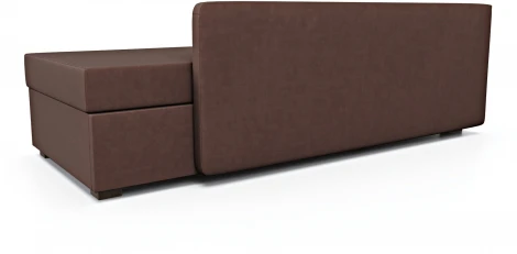 Диван-кровать Arsko Велес Угол левый велюр коричневый