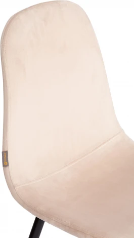 Обеденный стул Tetchair BREEZE (Велюр,Металл /Кремовый)