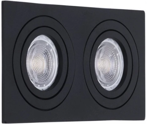 Встроенный точечный светильник APL LED Ingrid 3322.TCH111/2S/BK