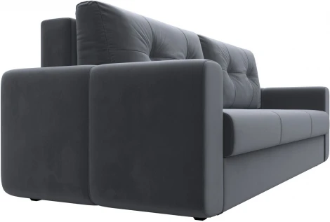 Диван прямой Лига-031 (Серый/Велюр) Лига Диванов арт.121258