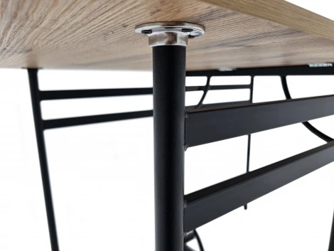 Стол-книжка Дуб вотан, Черный муар Мир стульев Мир стульев Искра 102320