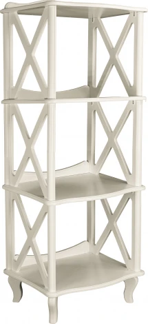 Этажерка-стеллаж Джульетта 3 уровня, дуб шампань Л Mebelik арт.008563