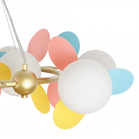 Подвесная люстра MyFar Flavia MR2301-9P (на тросе, шарики)